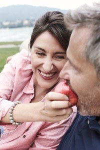 Couple on a picnic